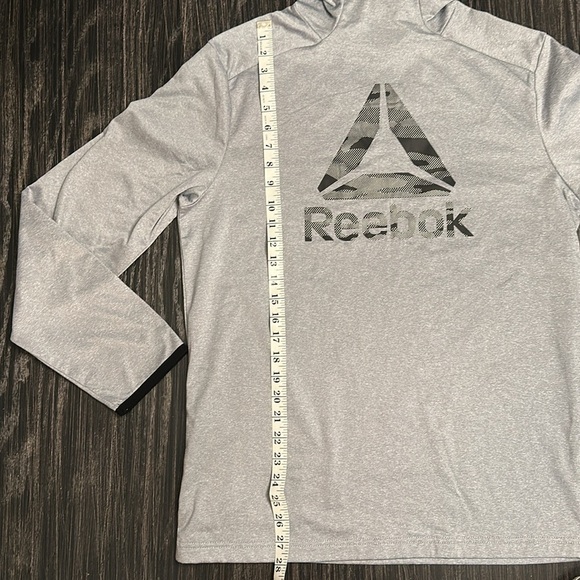 NWT Men’s Reebok Dots Delta Trail Pullover Hoody in Gray, Size Medium - Picture 4 of 13